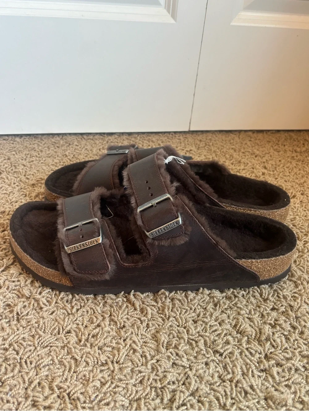 Birkenstock Blue Box with White Logo and Label